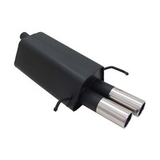 Novus Sportauspuff für Mercedes CLK W209 2x76mm Endschalldämpfer mit ABE