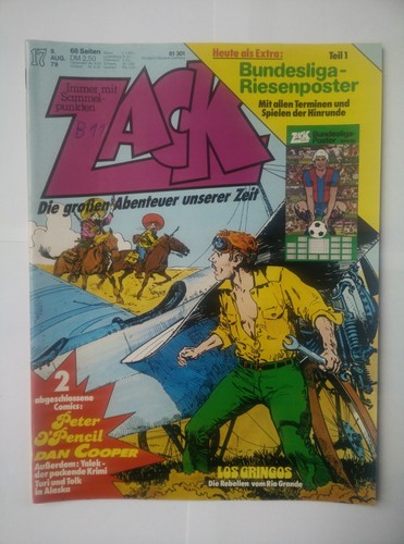 Zack heft 1979 sehr - zack, 09.08.1979,