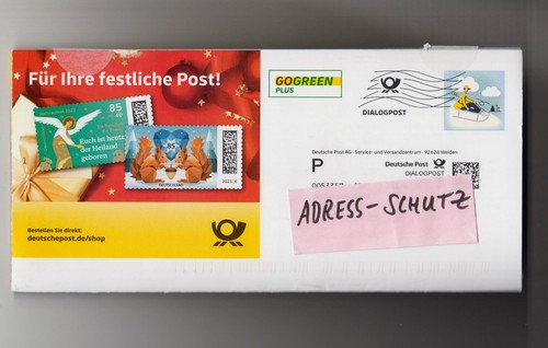 Dialogpost ganzsache plusbrief - ganzsache,