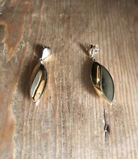 Franz Scheurle FS Quinn Ohrringe Ohrstecker 925 Silber vergoldet Pforzheim