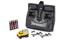 Carson RC MB Unimog Zweigefahrzeug 2,4Ghz 100% 1/87 H0 RTR mit Schienen Adapter