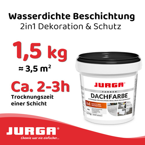 Jurga dachfarbe weiß - weiß, kg