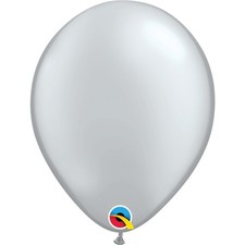 SALE: 50 x Qualatex 16" Luftballons *METALLIC SILVER * LAST BAGS!