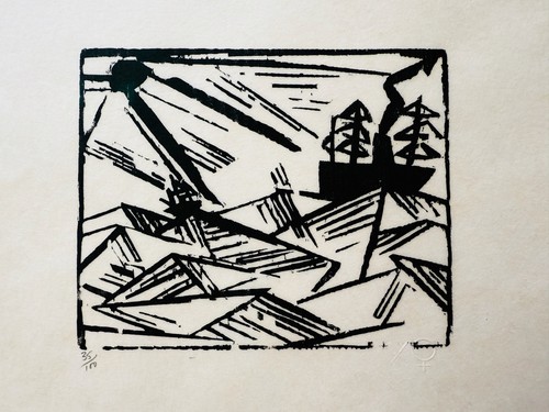 Lyonel feininger schiffe - lyonel,
