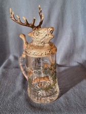 Bierkrug Glaskrug, mit