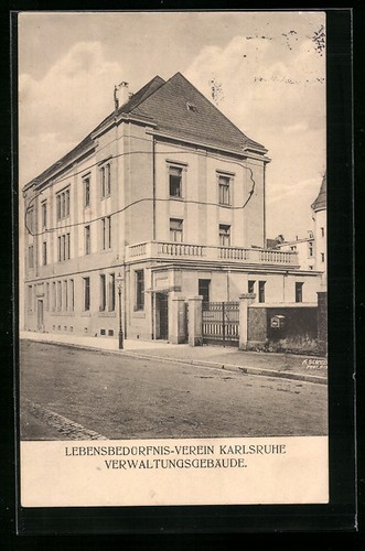 Karlsruhe ansichtskarte - karlsruhe,,