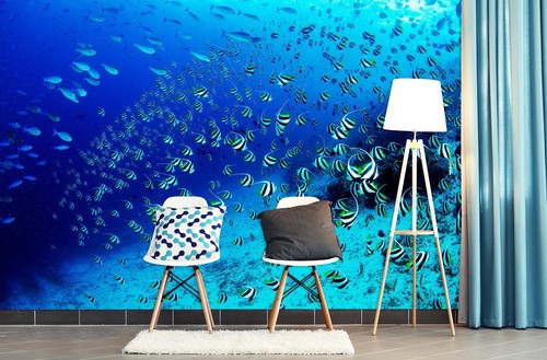 Gestreift fische q4556 - 3d,