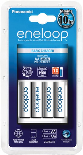 Eneloop panasonic charger akku - eneloop,