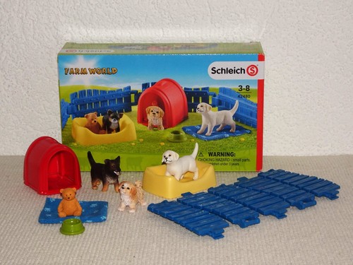 Schleich set 42480 welpenstupe - schleich-set,