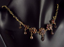 Granat Collier Tombak alt