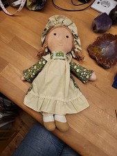 Holly Hobbies Puppe Amy Knickerbocker 35cm Groß Blumen Kleid Hut Grün