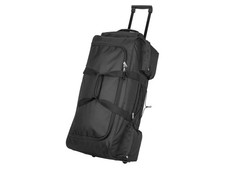 TOPMOVE® Trolley-Reisetasche, Rollen mit Schutz, schwarz - B-Ware neuwertig