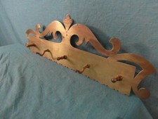 Wandgarderobe Antik Messing