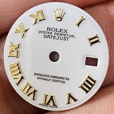 Rolex weißes Zifferblatt für