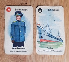 DDR Kartenspiel Schiffe