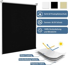 Klemm Rollo ohne Bohren Thermo Verdunklungsrollo Fenster Jalousie Klemmrollo fix