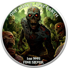 "Earth Zombies" 1 Oz Colorized