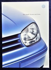 VW Golf 4 Prospekt 5.1999, Golf Generation     Aufkleber