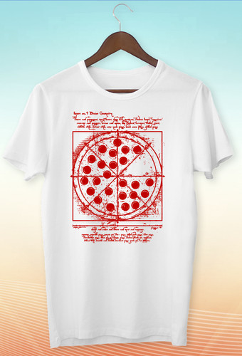 Vitruvian pizza leonardo - vitruvian, da
