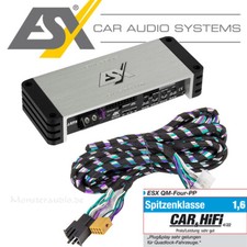 ESX QM-FOUR PP plug&play digitaler Verstärker 4-Kanal Auto Endstufe Quantum