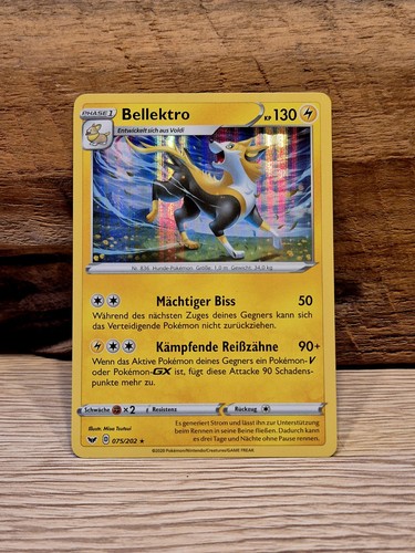 Pokemon bellektro 075 - 075/202, holo
