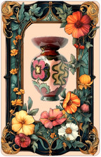 Art Nouveau Johann von Schwarz NORICA Carl Sigmund Luber Keramik Jugendstil Vase