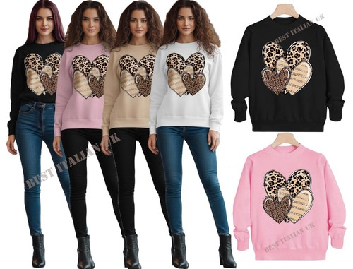 Damen sweatshirt leopard - damen-sweatshirt, 3