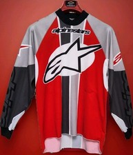 "ALPINESTARS" TRIKOT+MESH-EINSÄTZE  L MOTOR+EXTREMSPORT ITALY VINTAGE‼️