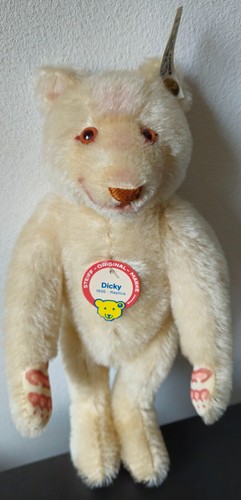 Steiff orig bär dicky - orig., dicky,