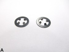2x Rosetten Clips Seitendeckel