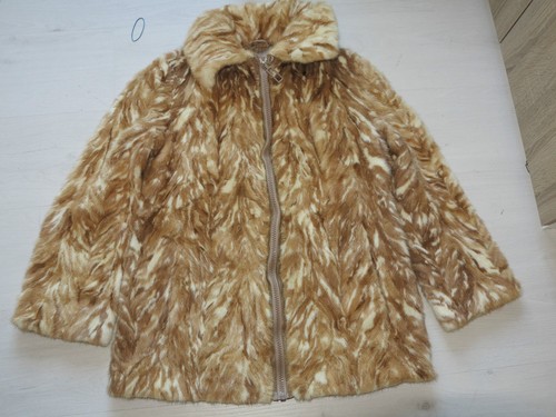 Nerzmantel pelzmantel beige - nerzmantel,