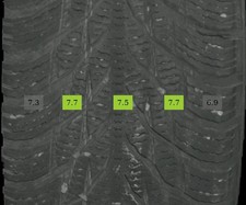 205/55 R17 95V Winterreifen Nokian Tyres 6-7mm DOT 3321 - 4 REIFEN