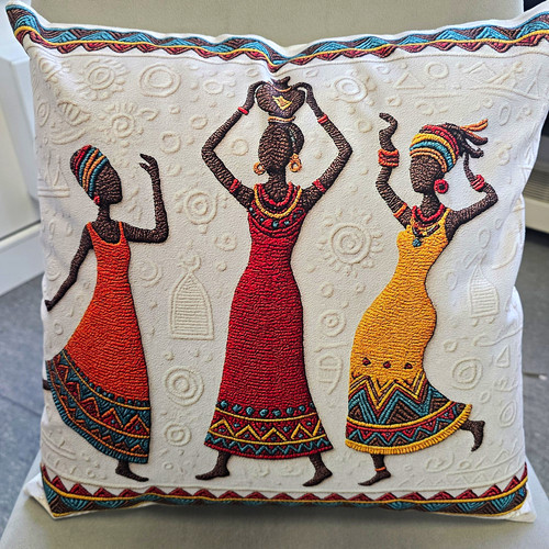 Dekokissen afrika frauenmotiv - dekokissen,