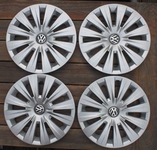 1 Satz Original VW Radkappen / Radzierblenden, silber, 15 Zoll, zB. Golf VII,