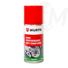 Würth Motorrad Kettenschmiermittel 150ml Hochleistungs Trockenschmierspray die meisten Ketten x1
