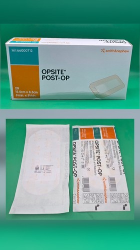 Opsite post visible - opsite, post-op