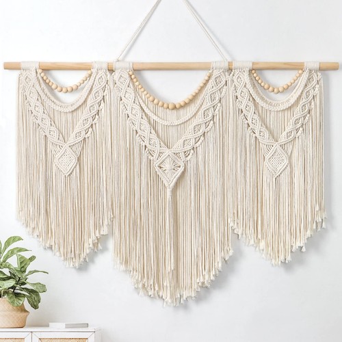 Makramee wandbehang boho deko - makramee,