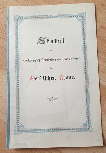 Statut des mecklenburgischen - des,