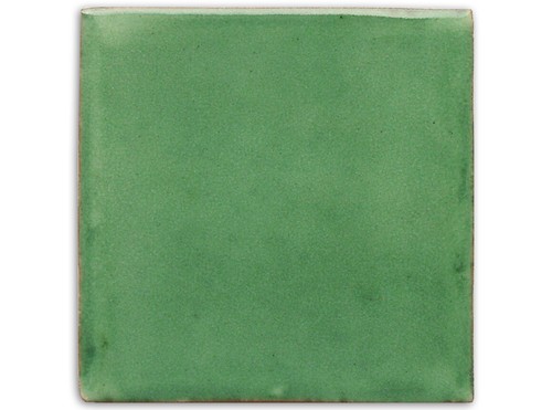 Handbemalte fliese grün - fliese, "grün