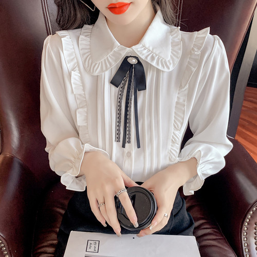 Damen lolita rüschen shirts - lolita,