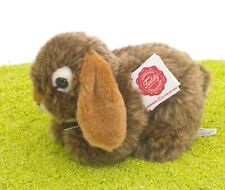 Teddy Hermann Plüschtier Hase Widderkaninchen sitzend braun  18 cm