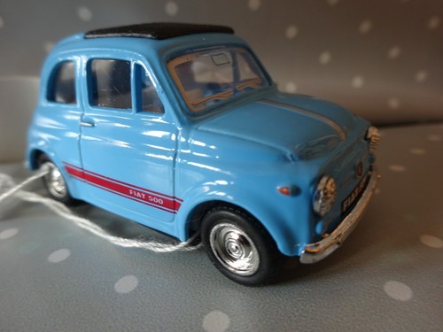 Fiat 500 oldtimer hellblau - 500,