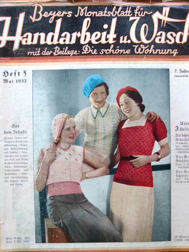 Altes modeheft 1932 - altes,