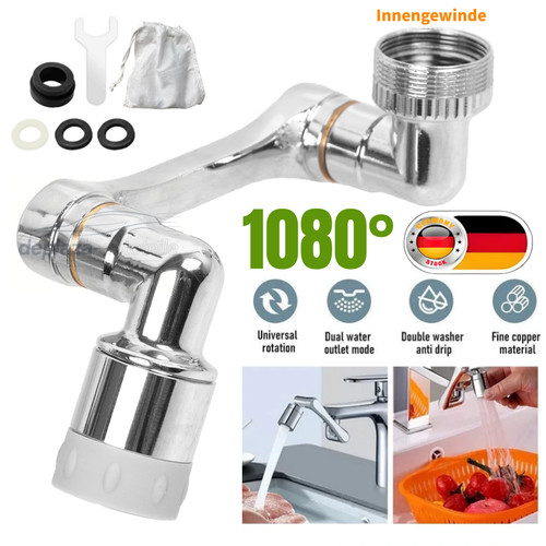 Drehbarer wasserhahn aufsatz - drehbarer,