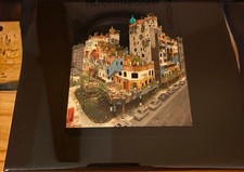 Wiener Hundertwasser Haus Bild 20x20cm