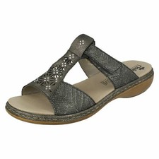 Damen Rieker Sandale mit Diamanten Cut Out '65950'