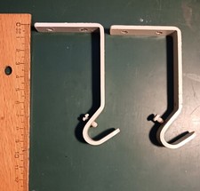 Gardinenstangenhalter Vorhanghalter Wandbefestigung 2 Stück weiß