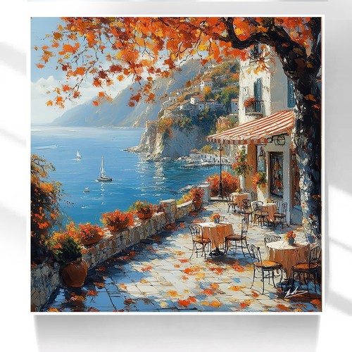 Leinwand bild meer landschaft - leinwand,