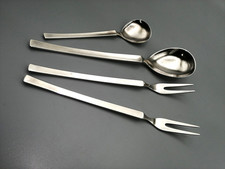 WMF Besteck New York  vierteiliges Vorlegerset mit 90er Silberauflage