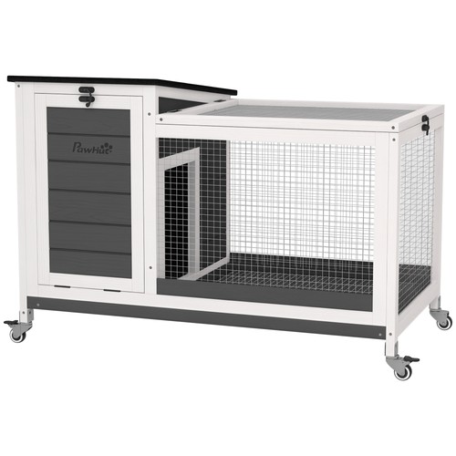 Kaninchenstall aus holz - aus,